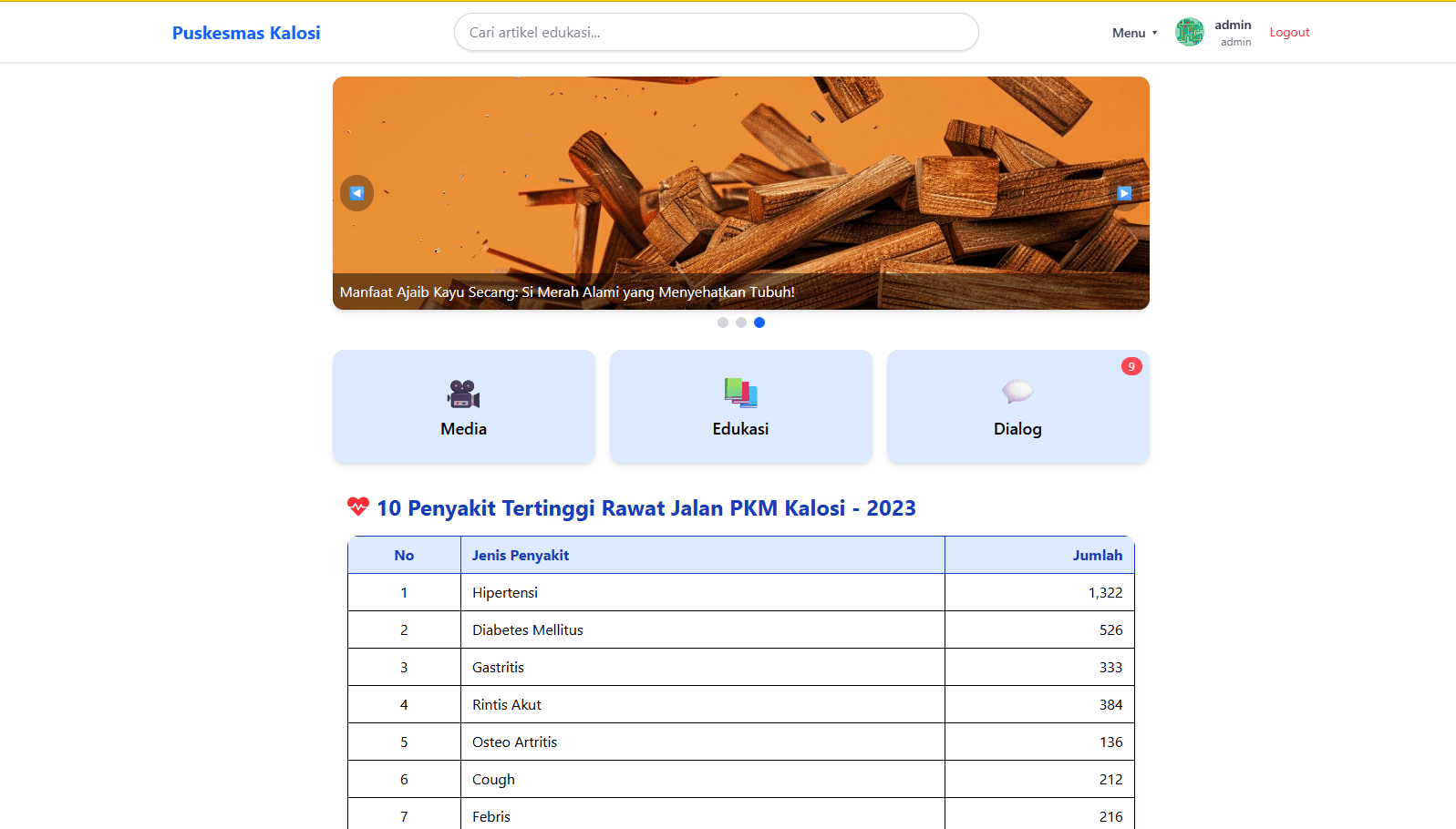 Project Kalosi Health Center Information System